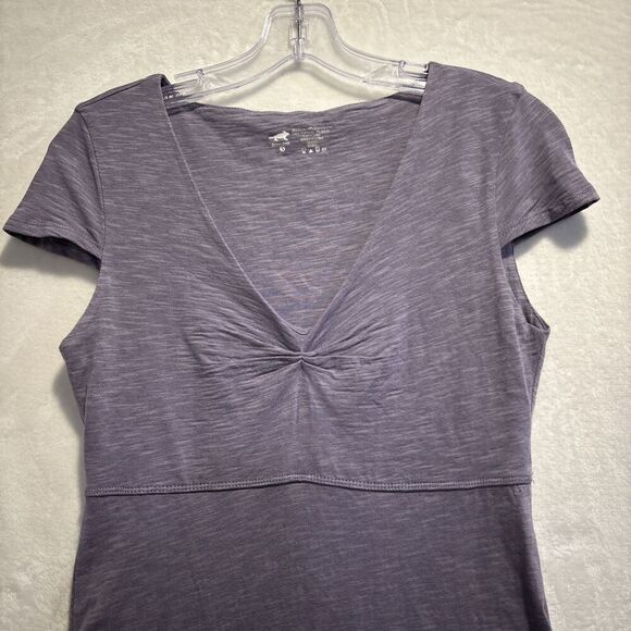 Horny Toad Rosemarie Dress Purple Heather Women's Small Stretch Knit Casual - Picture 2 of 8